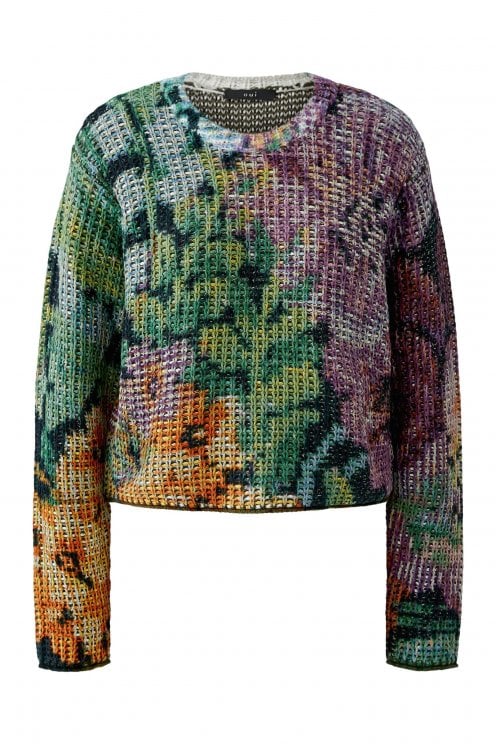 Gobelin Tapestry Pullover Lilac/yellow
