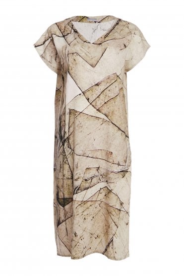 Graphic Print Tunic Ash