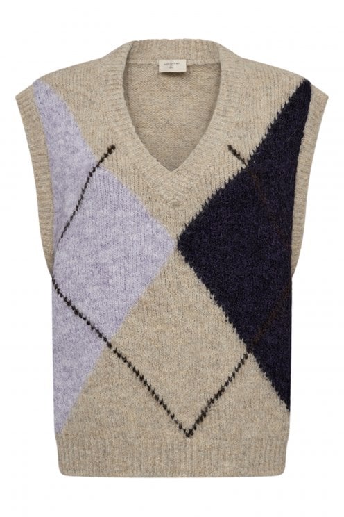Grslulu Slipover Grey Mel/iris Mel