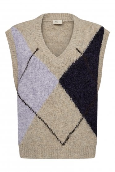 Grslulu Slipover Grey Mel/iris Mel