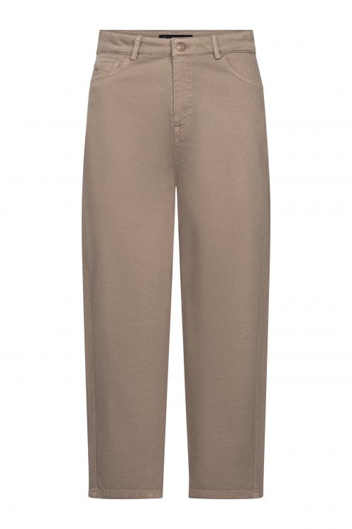 Hanni 7/8 Summer Denim Jeans Warm Taupe