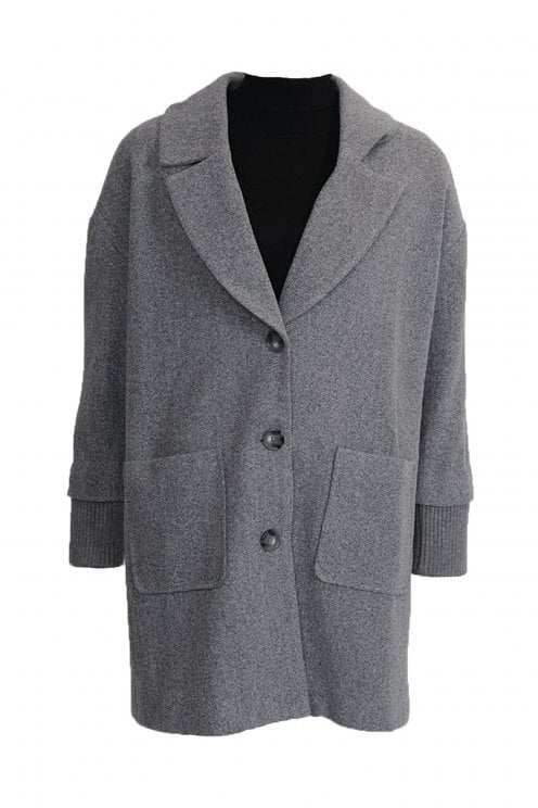 Hawo Coat Grey Mel
