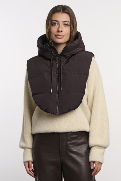 Hood Collar Peated