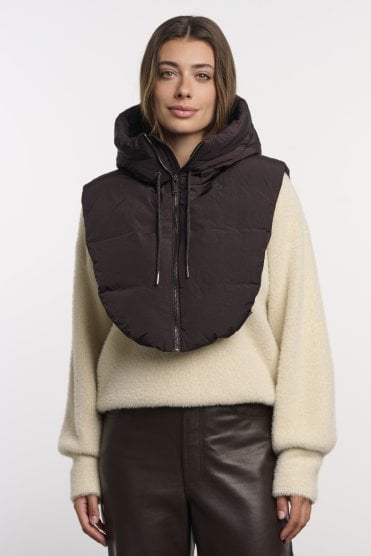 Hood Collar Peated