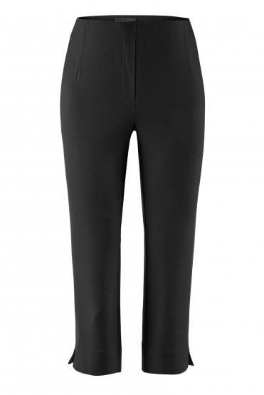 INA-530 Crop Trouser Black