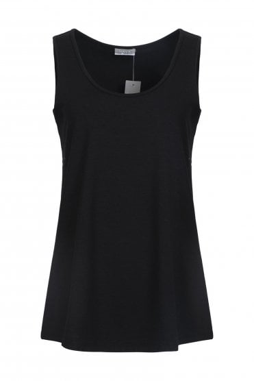 Jersey Cami Black Black