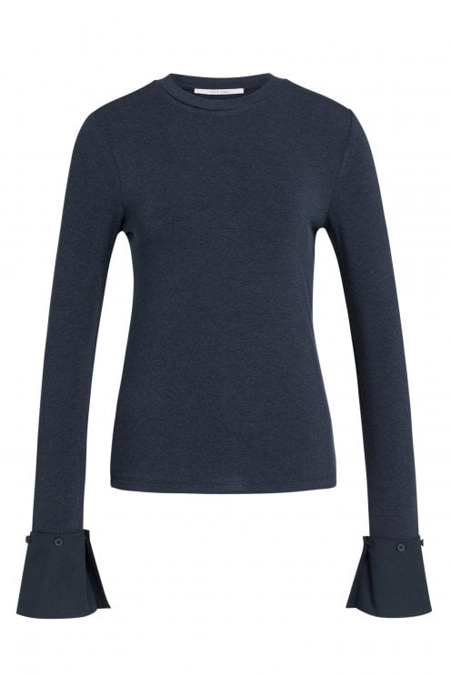 Jersey Top With Removable Cuff Odyssey Grey Mel