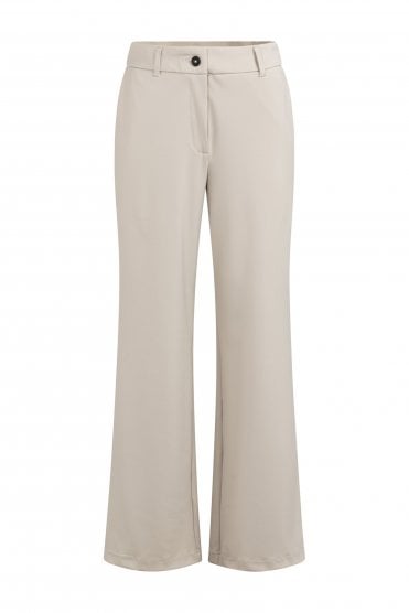 Jersey Wide Leg Trouser Slate Grey