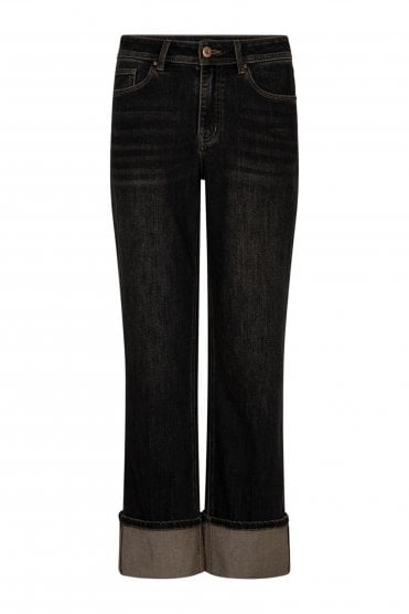 Kim Straight Leg Jeans Brown Tinted
