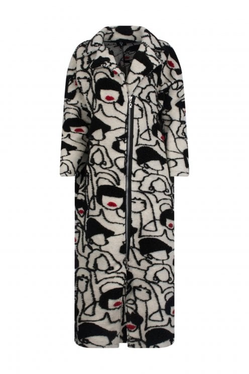 Lady Long Coat Multi