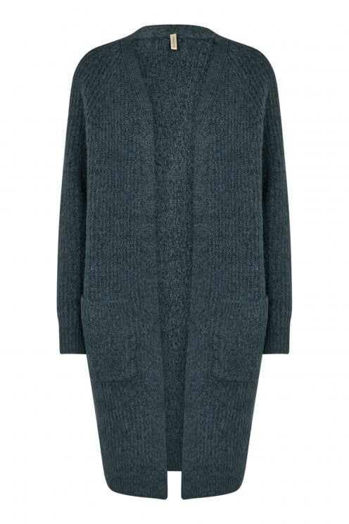 Lamar 11 Knit Cardigan Slate Mel