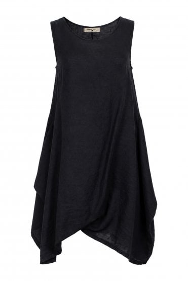 Linen Dress Anthracite