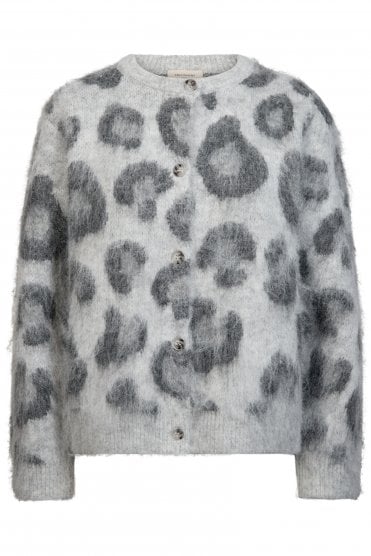 Lippi Cardigan Light Grey/dark Grey