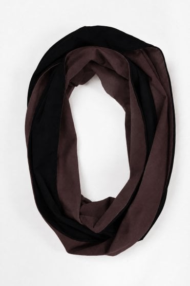 Loop Scarf Choko/black