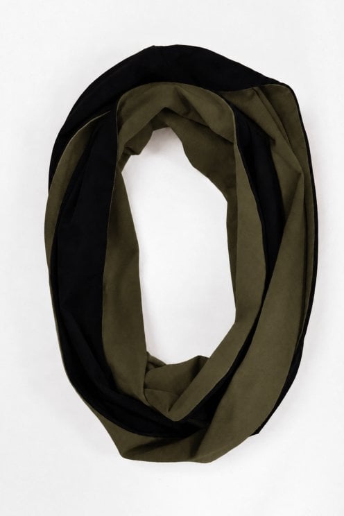 Loop Scarf Thyme/black