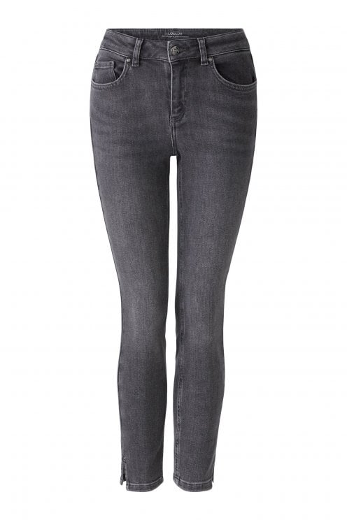 Louluh Skinny Fit Jeans Light Silver