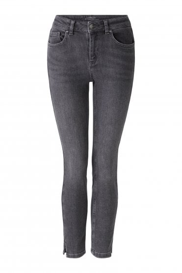 Louluh Skinny Fit Jeans Light Silver