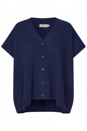 Lucanna Oversize Waistcoat Medieval Blue