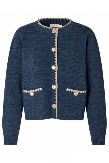 Lune Cardigan Dress Blue