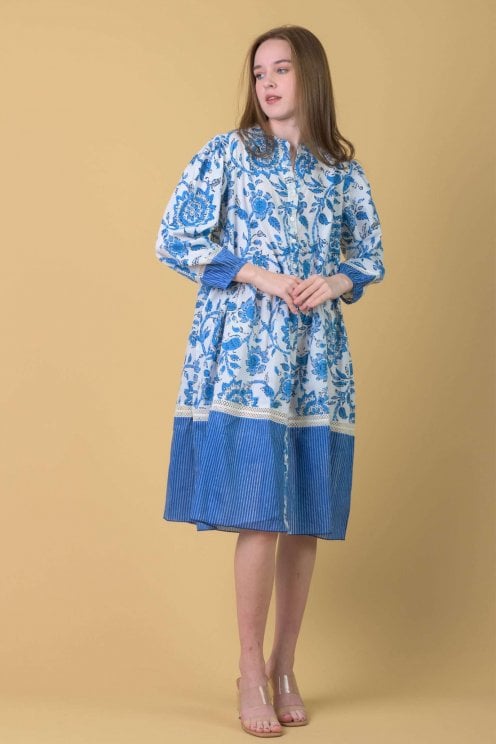 Mansfield Dress Runa Blue