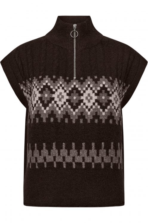 Merla Slipover Mole/morel