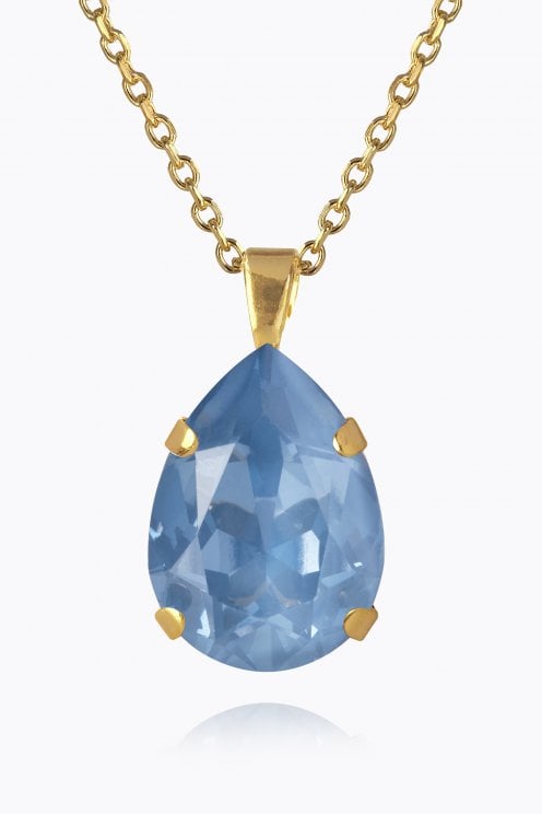 Mini Drop Necklace Gold/denim Ignite