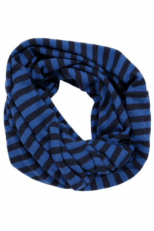 Mini Stripes Soft Knit Loop Scarf