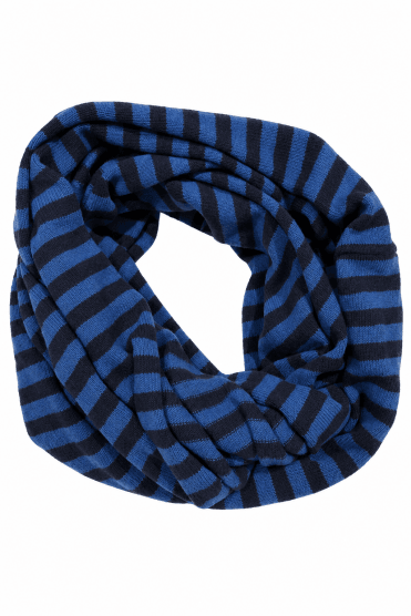 Mini Stripes Soft Knit Loop Scarf