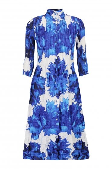 Nehru Coat Dress Blue Quartz Blue Quartz