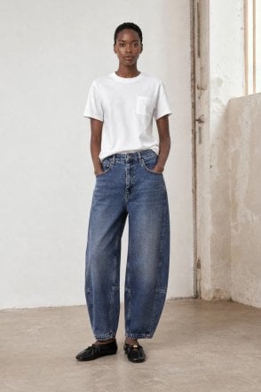 Nevada Ultimate Barrel Leg Jean Summer Blue