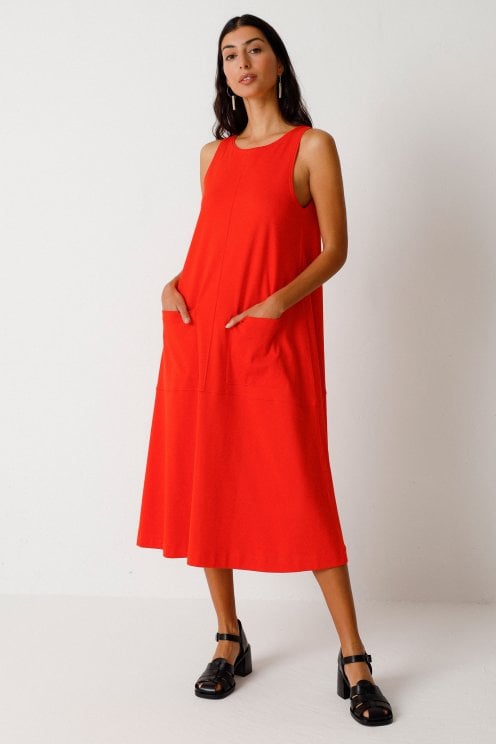 Noe Dress Red