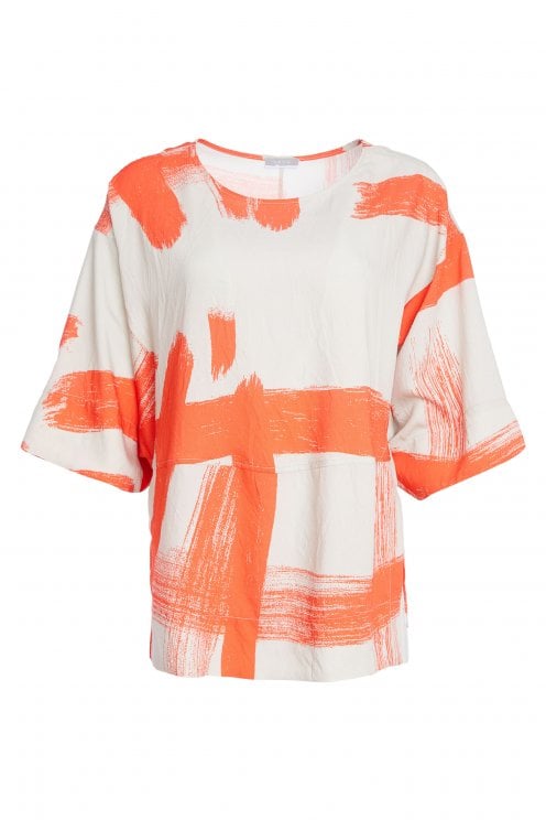 Paintwork Print Top Camelia