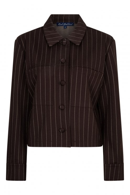 Pinstripe Jacket Espresso