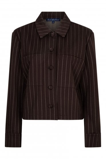 Pinstripe Jacket Espresso