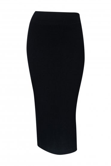 Plain Fleece Skirt Notte