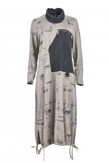 Print Dress Sand