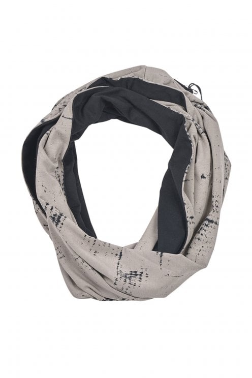Print Loop Scarf Sand