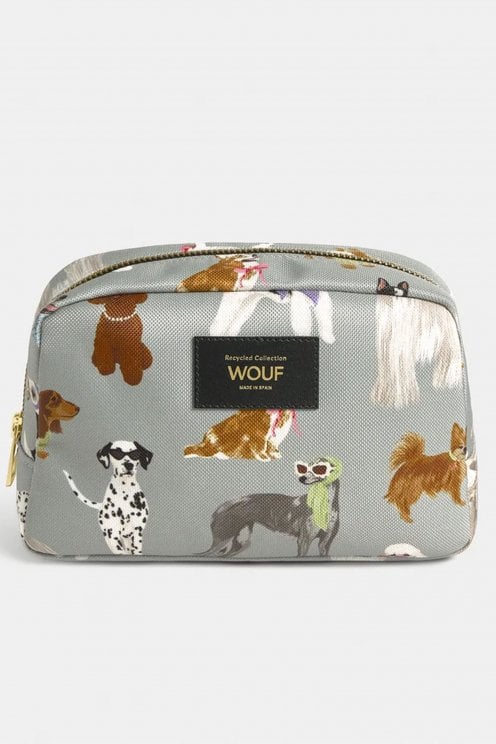 Puppy Toiletry Bag Grey