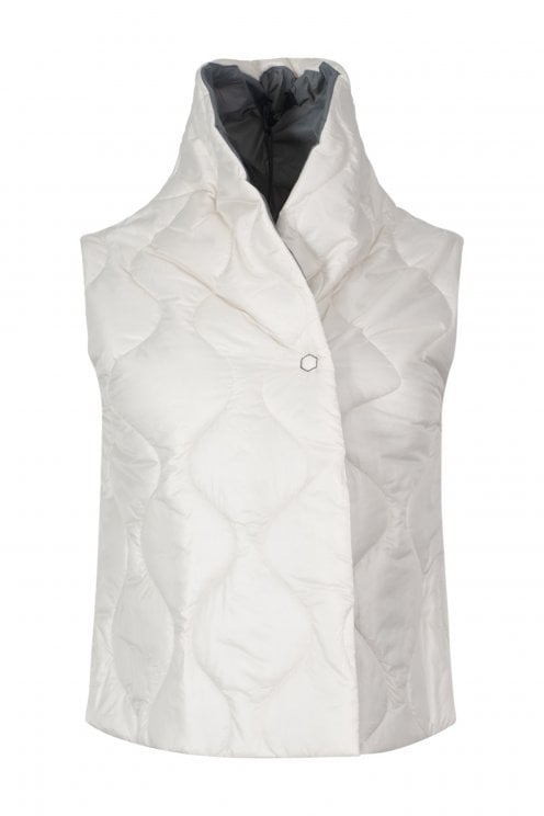 Quilted Waistcoat Ivory