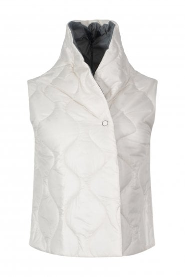 Quilted Waistcoat Ivory