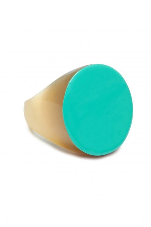 Round Ring Aqua Marine