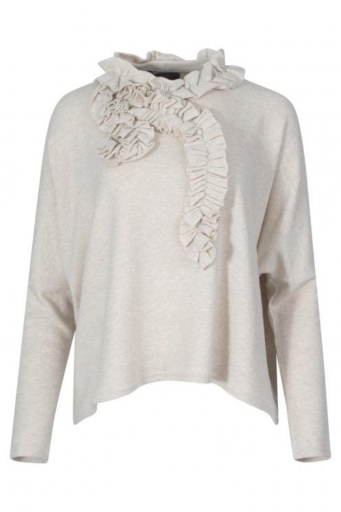 Ruches Pullover Ivory