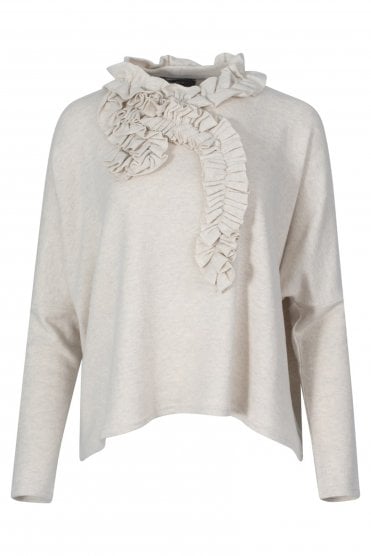 Ruches Pullover Ivory