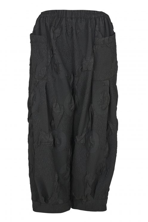 Sami Textured Punto Pants Carbon