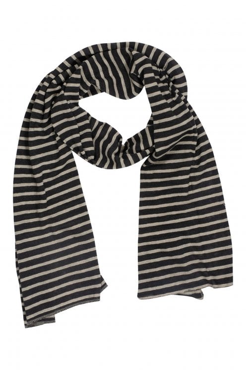 Scarf Anthracite Stripe