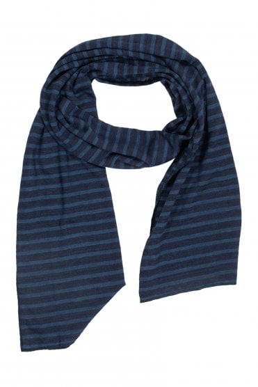 Scarf Blue Stripe