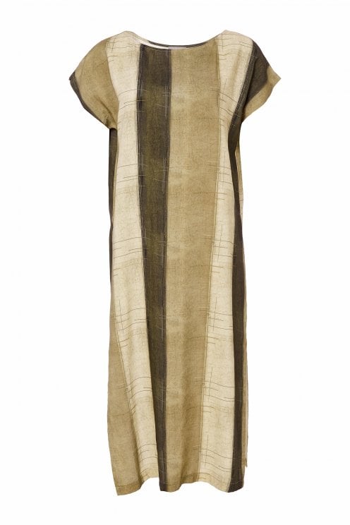 Scratch Print Tunic Army