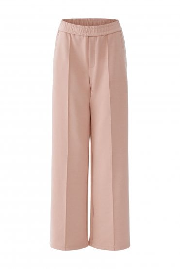 Scuba Jogger With Contrast Stripe Rose/white