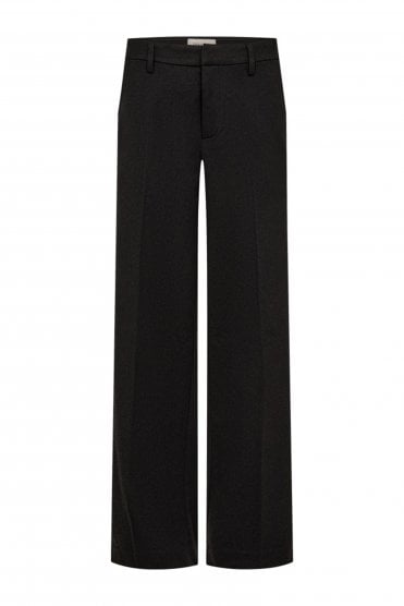 Sillen Herringbone Pants Black/magnet