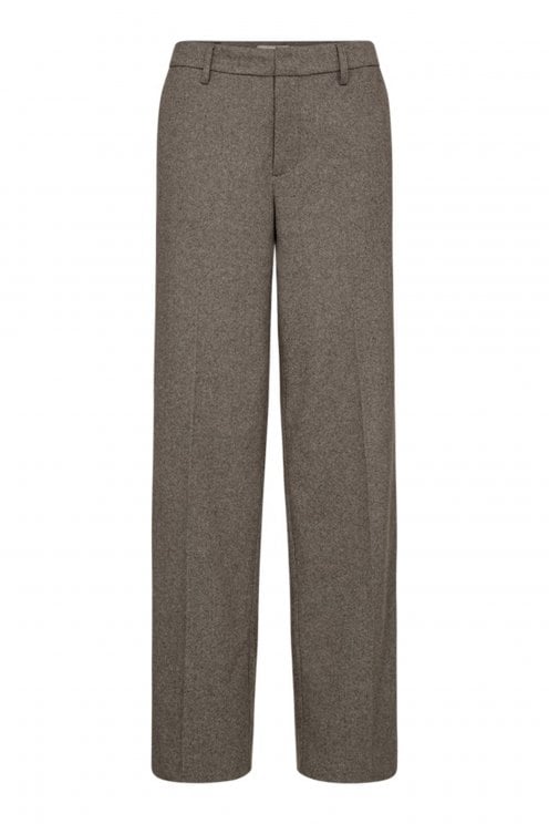 Sillen Trouser Lt Grey Mel/charcoal